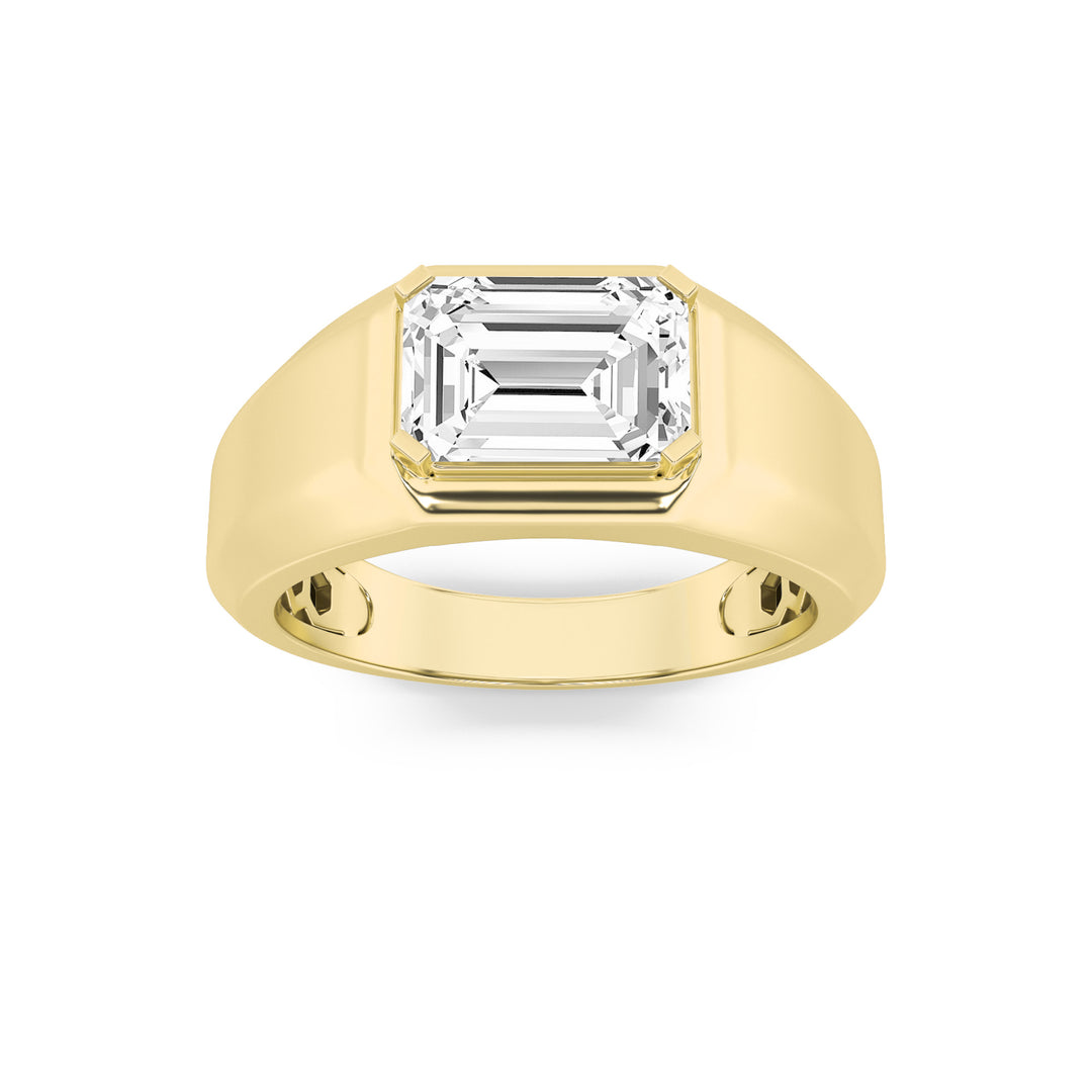 Plain Polished Gold Band — Women's
