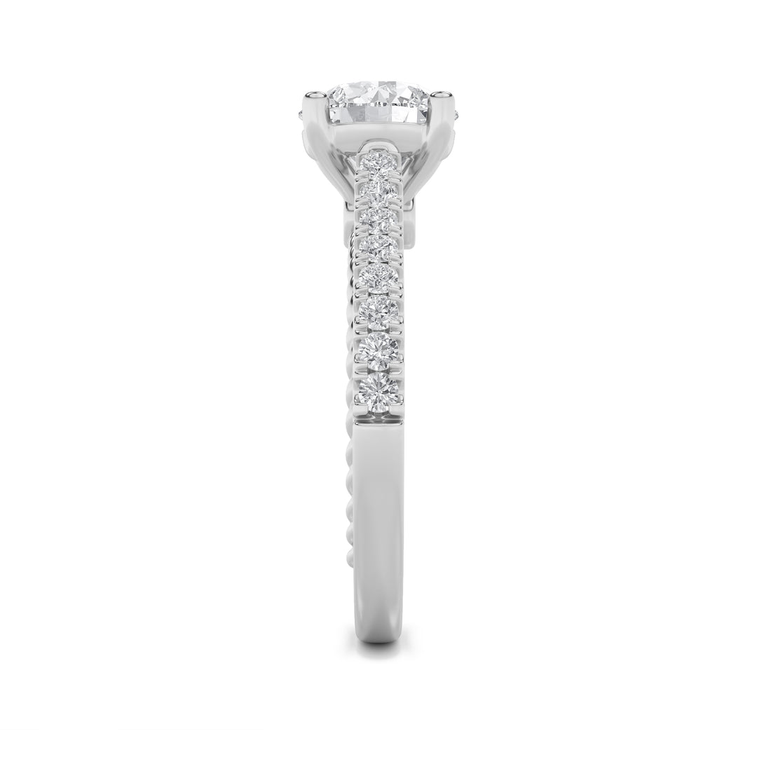 Bezel-Set Round Solitaire — alt
