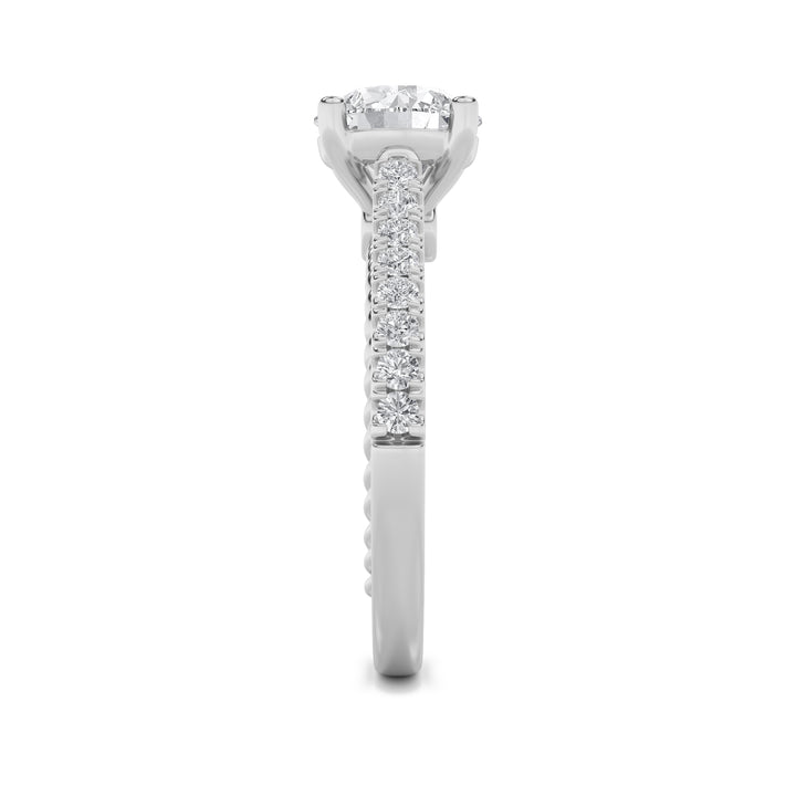 Bezel-Set Round Solitaire — alt