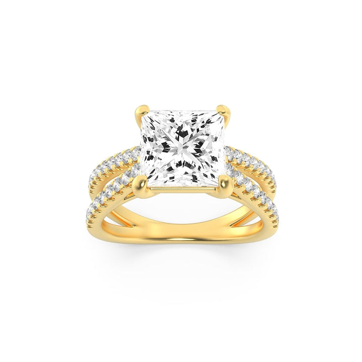 Princess Cut Eternity Band