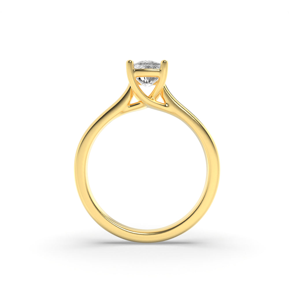 Cathedral Cushion Solitaire — alt