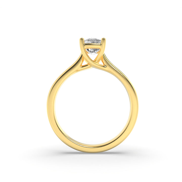 Cathedral Cushion Solitaire — alt