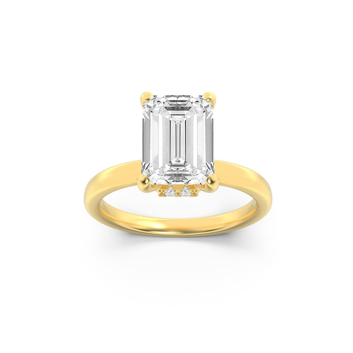 Half-Eternity Emerald Cut Band