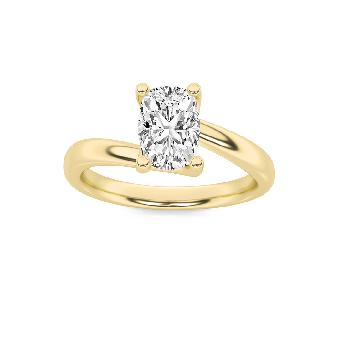 Asscher Cut Solitaire — Vintage