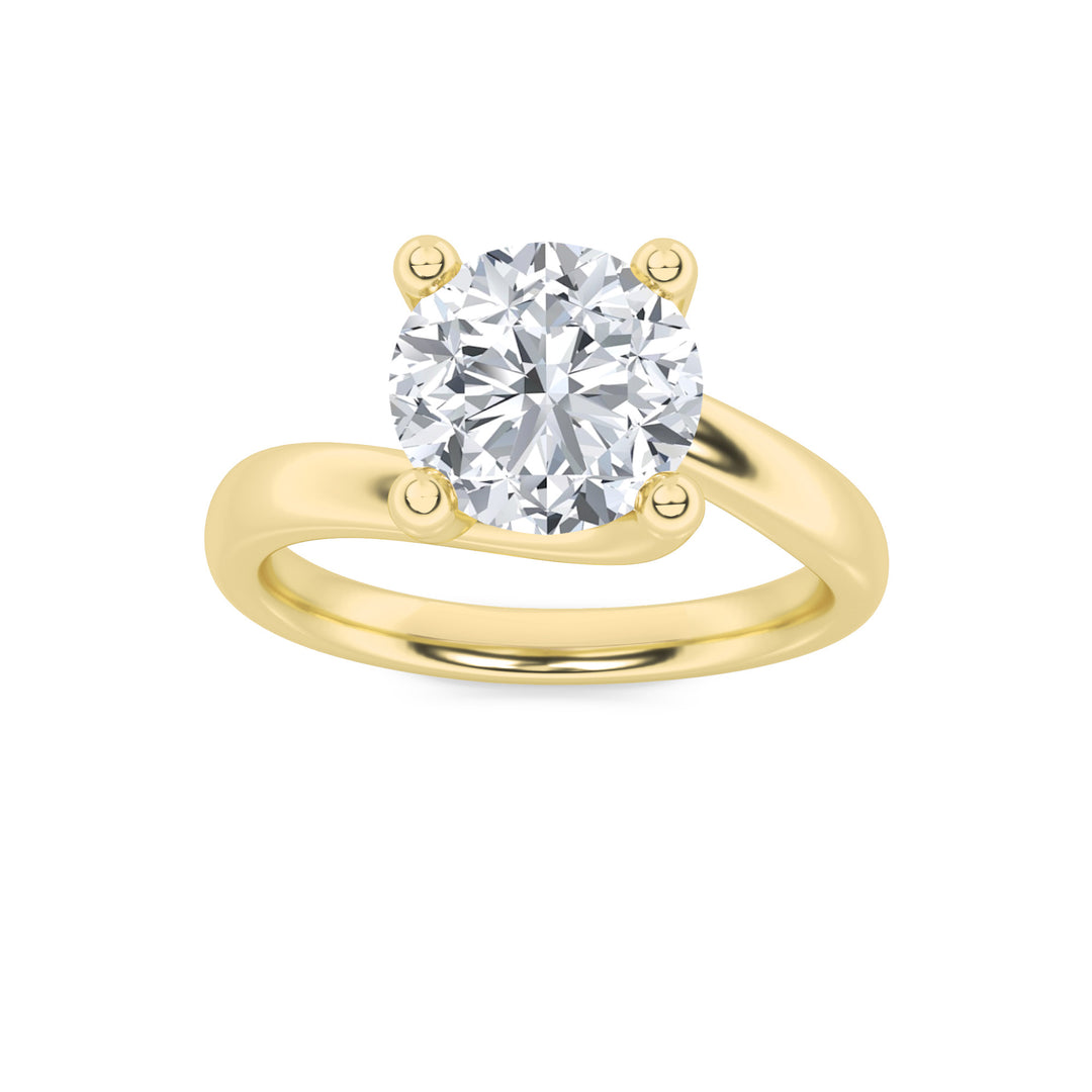 Basket Setting Round Solitaire