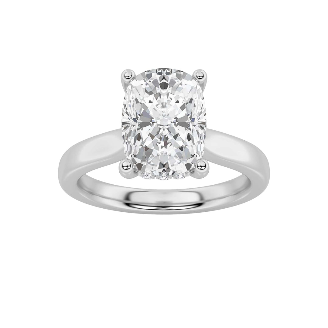 Cathedral Cushion Solitaire