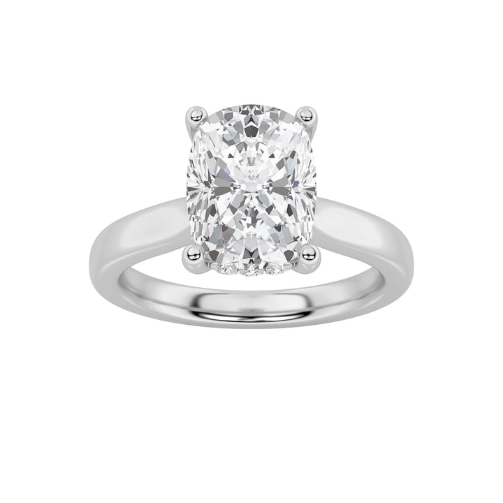Cathedral Cushion Solitaire
