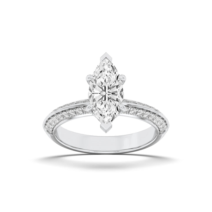 Marquise Vintage Vine Side Stone