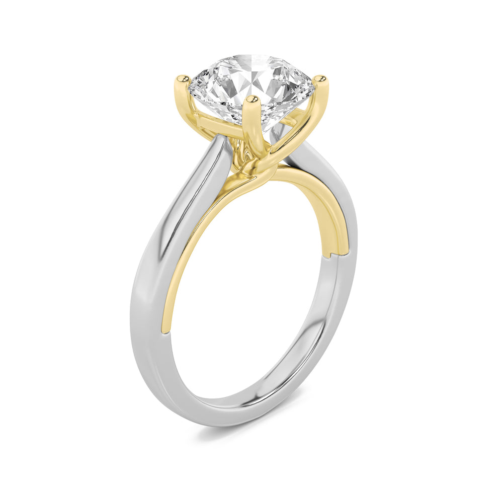 Twisted Band Round Solitaire — alt