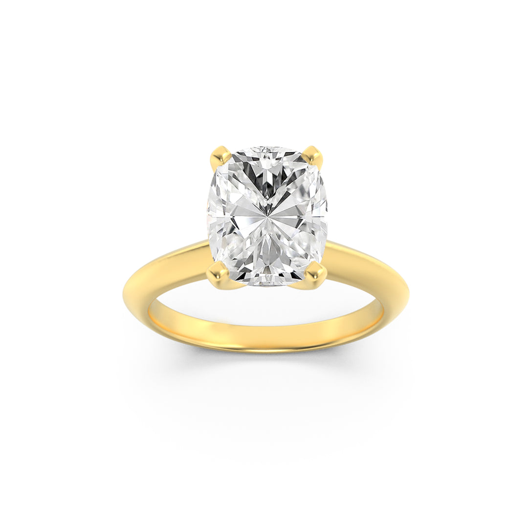 Cathedral Cushion Solitaire