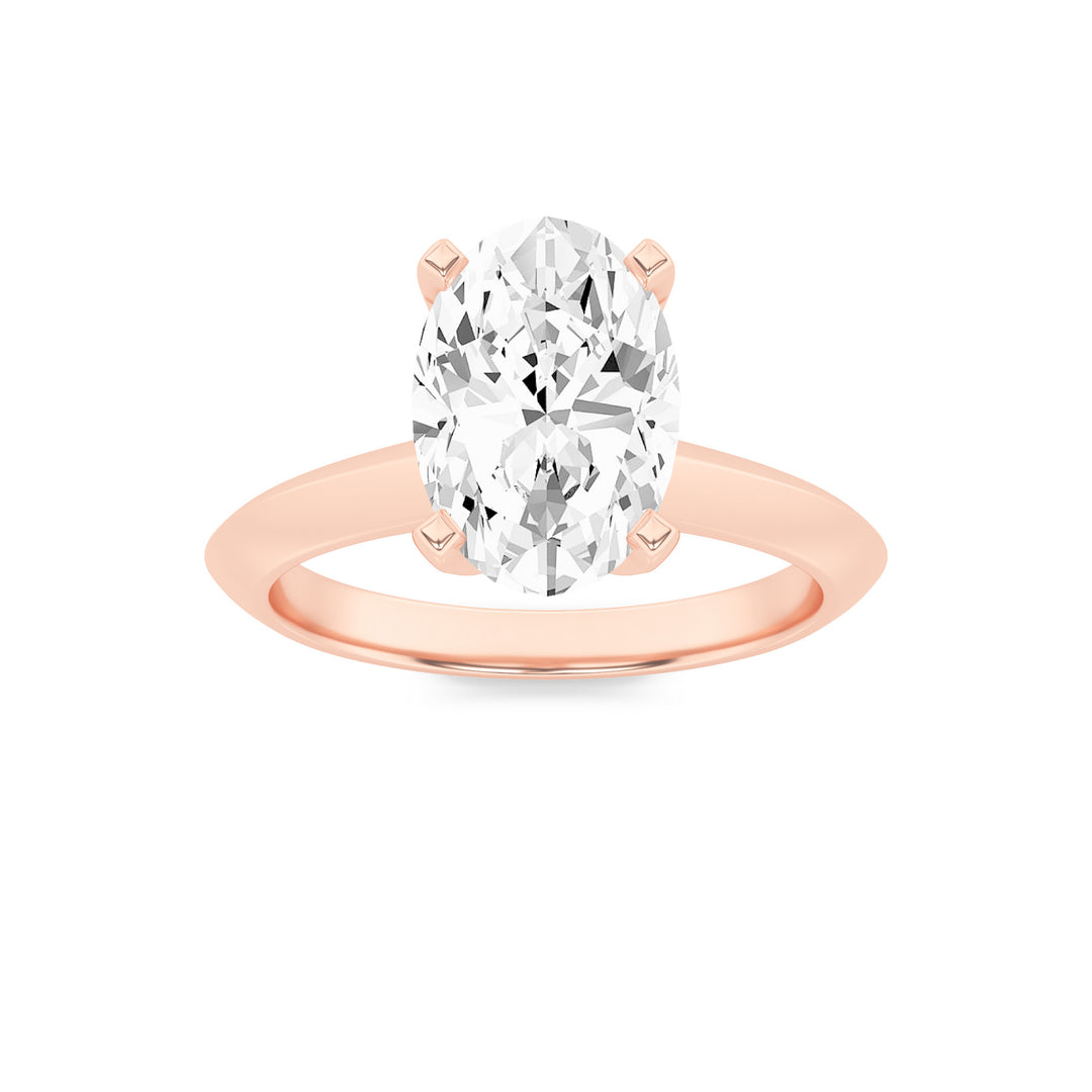 Oval Solitaire 4-Prong