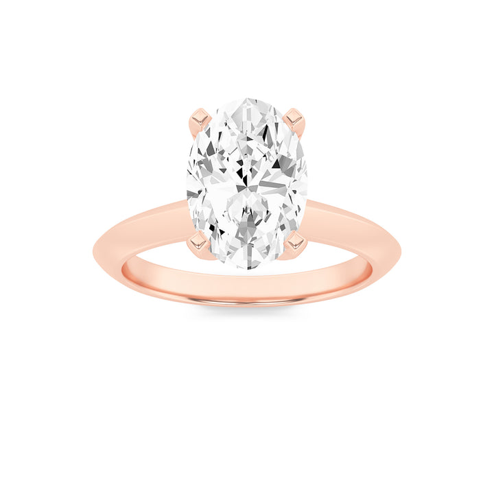 Oval Solitaire 4-Prong