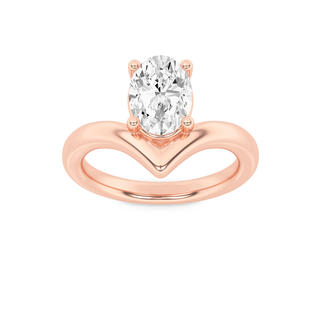Bezel-Set Oval Solitaire