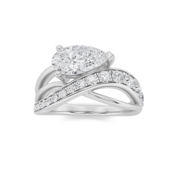 Five-Stone Pear Anniversary Ring