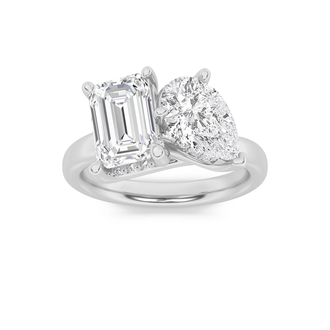 Toi et Moi — Oval + Emerald