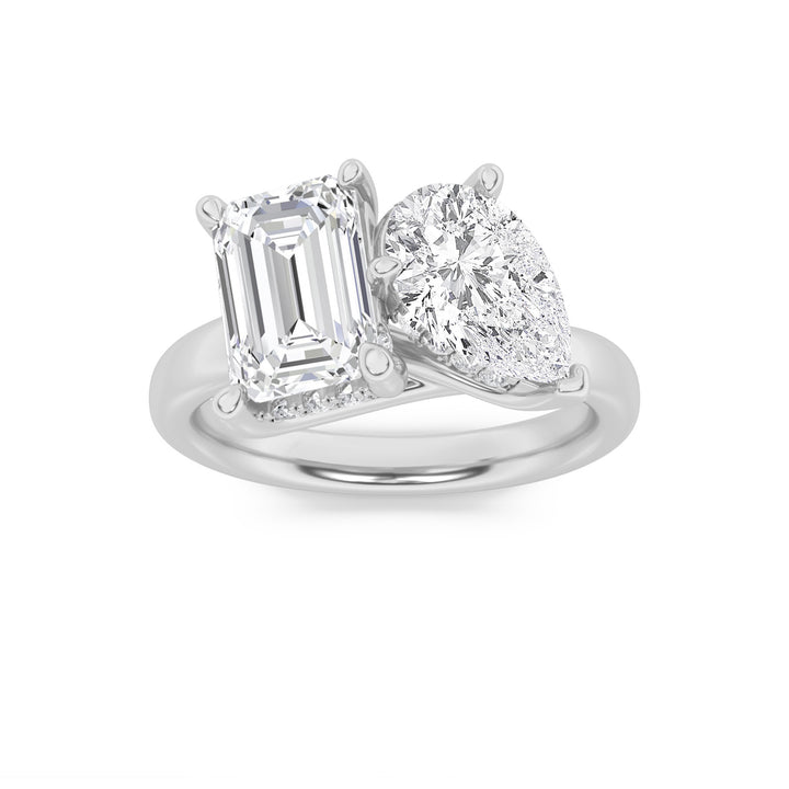 Toi et Moi — Oval + Emerald