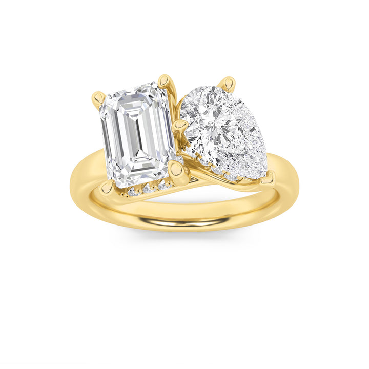 Toi et Moi — Oval + Emerald