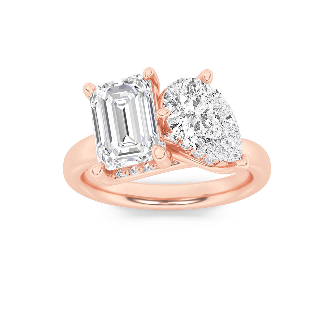 Toi et Moi — Oval + Emerald