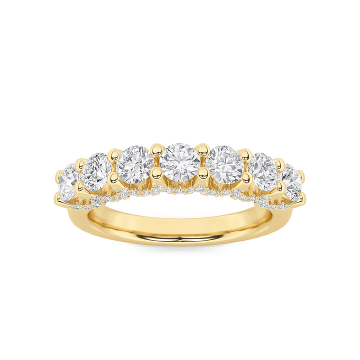 Stackable Diamond Crown Band