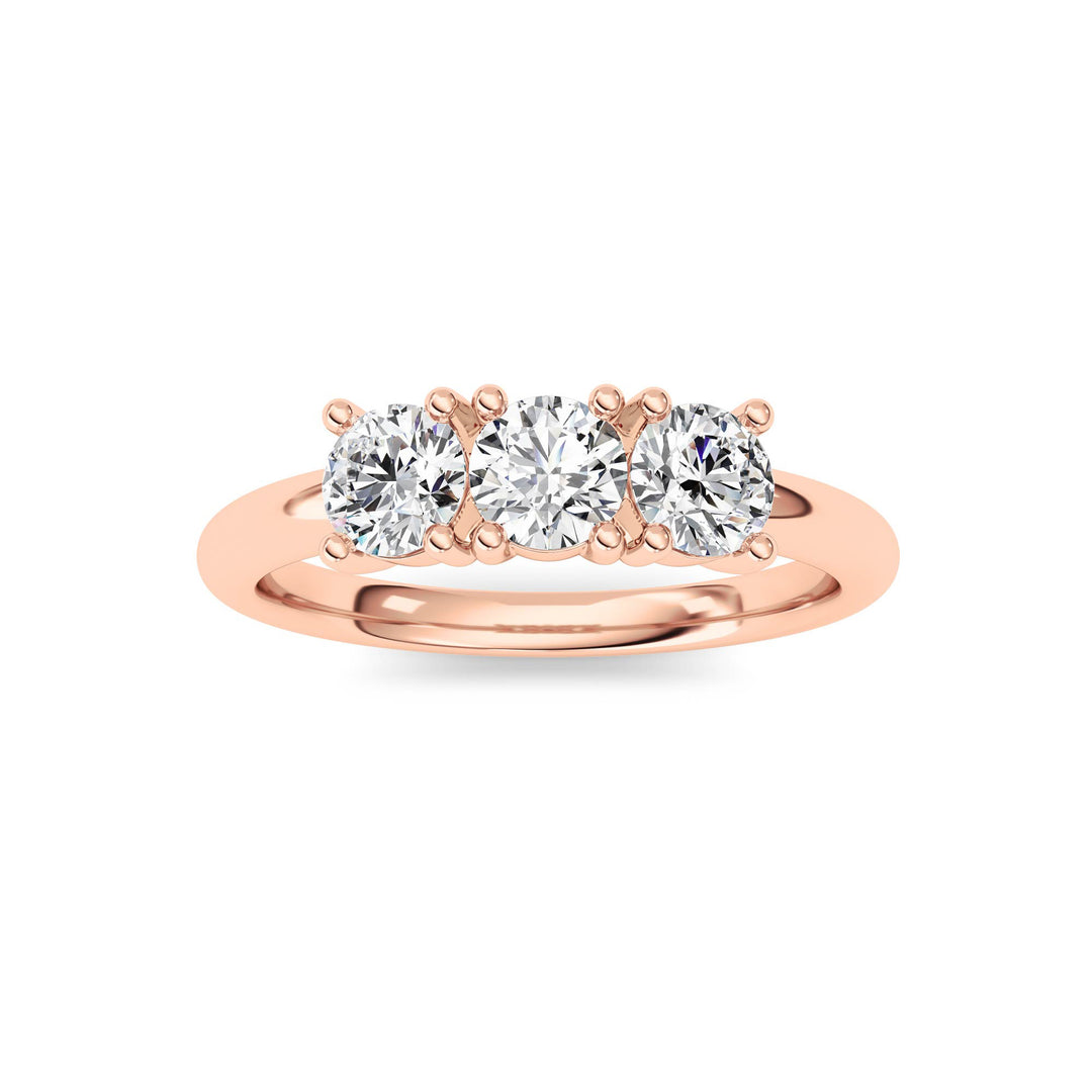 Half-Eternity Round Diamond Band