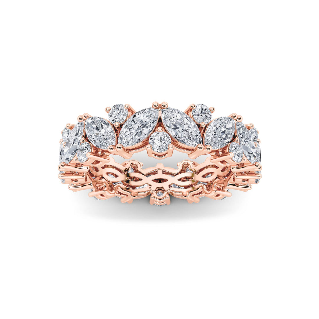 Diamond + Sapphire Eternity (Alternating)