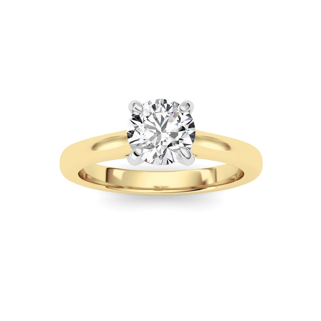 Slender Vine Six-Prong Solitaire