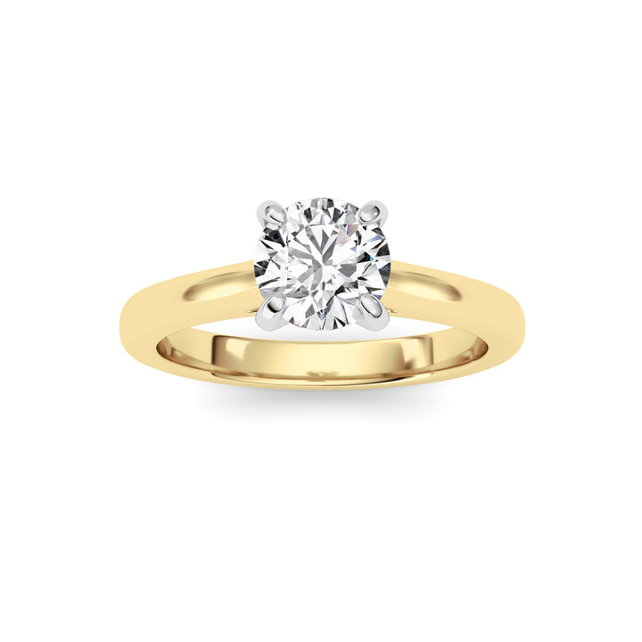 Slender Vine Six-Prong Solitaire