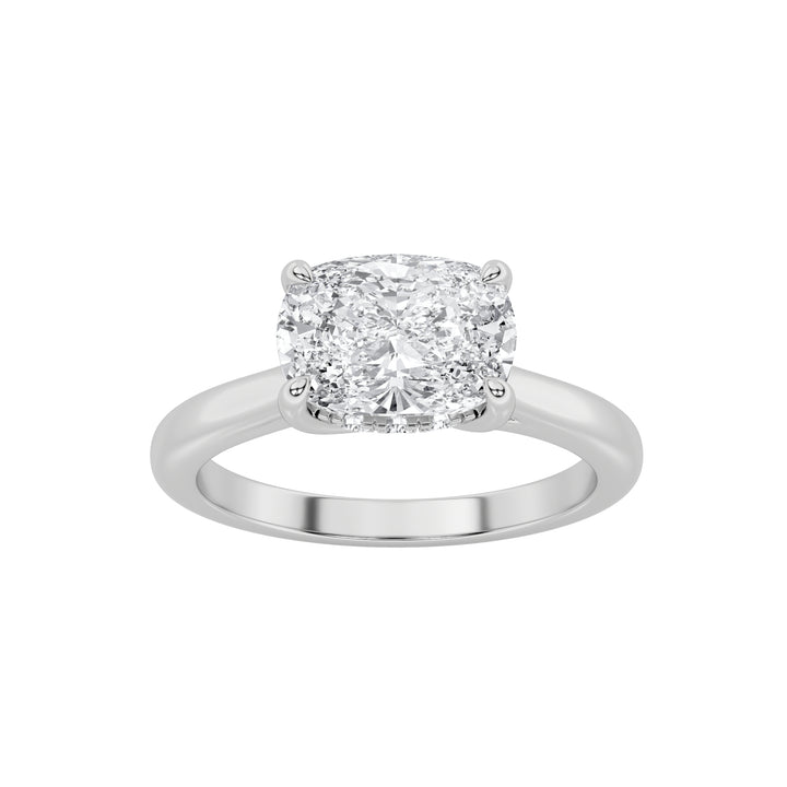 Cushion Solitaire in Rose Gold