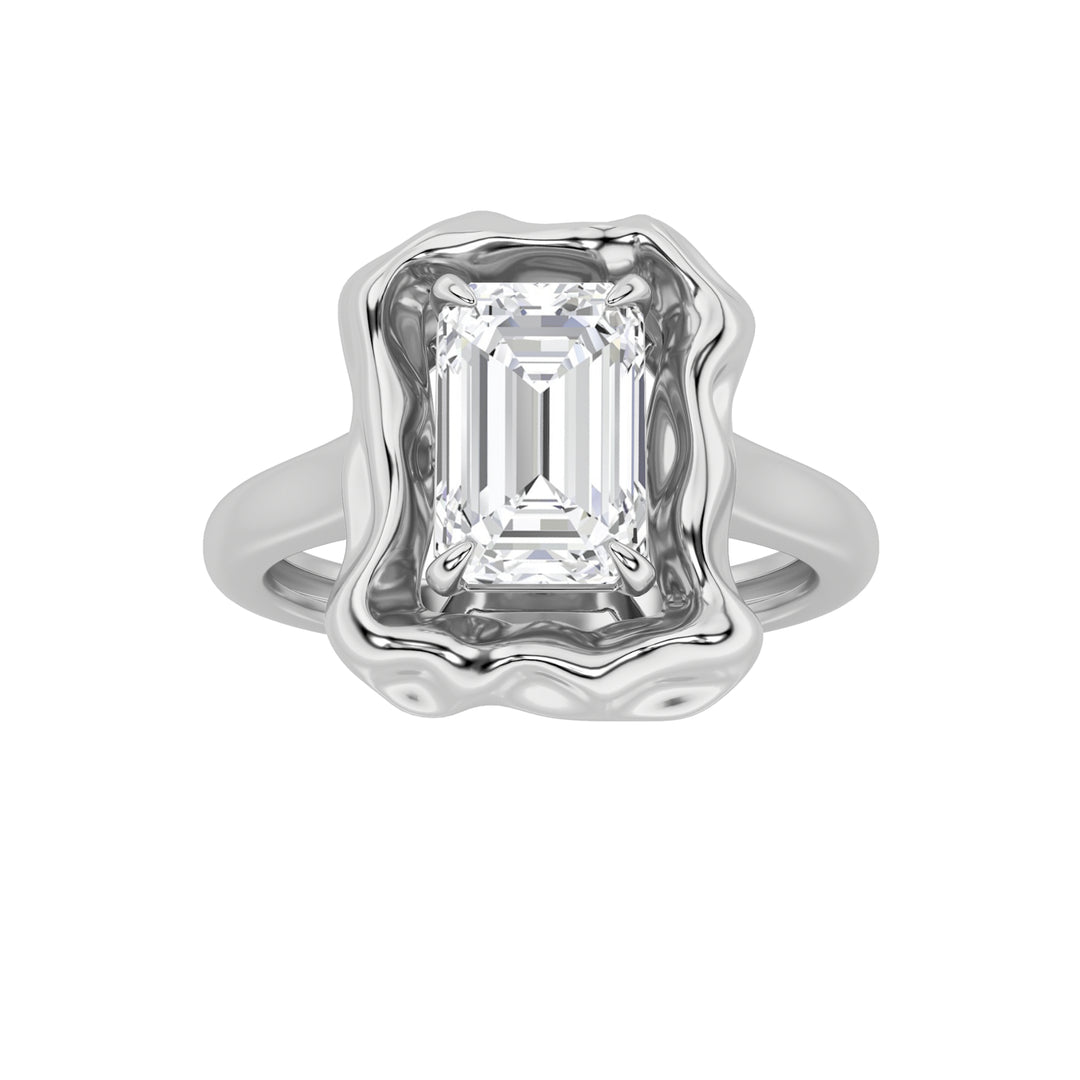 Slender Vine Six-Prong Solitaire