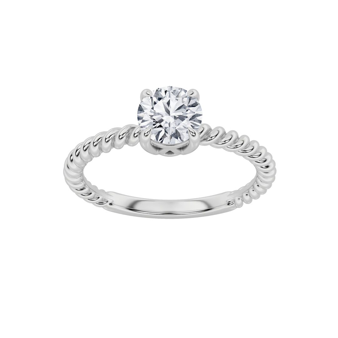 Round Brilliant Petite Eternity in White Gold