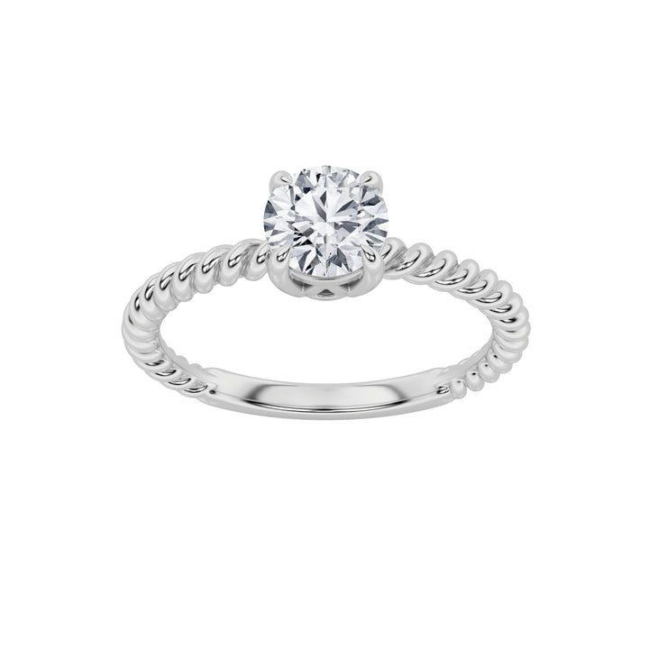 Round Brilliant Petite Eternity in White Gold
