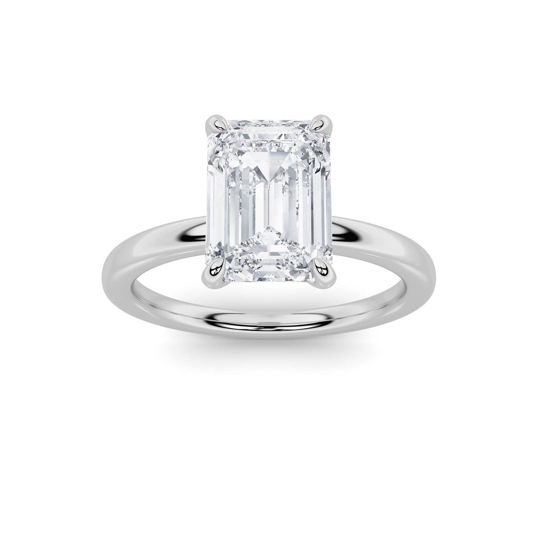 Emerald Cut Solitaire