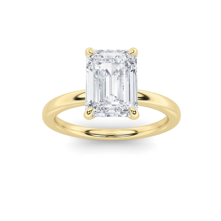 Emerald Cut Solitaire