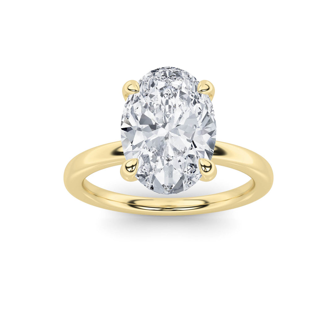 Oval Solitaire 4-Prong