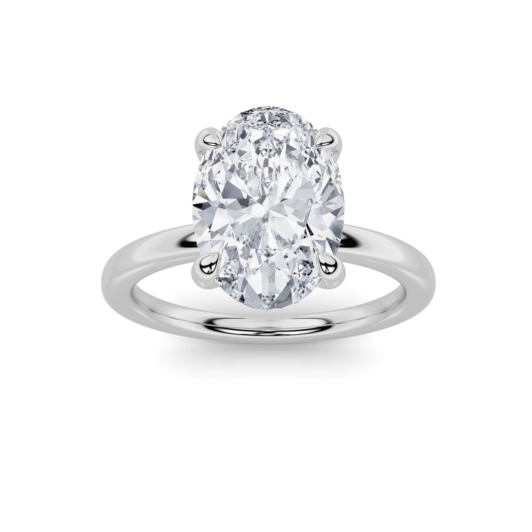 Oval Solitaire 4-Prong