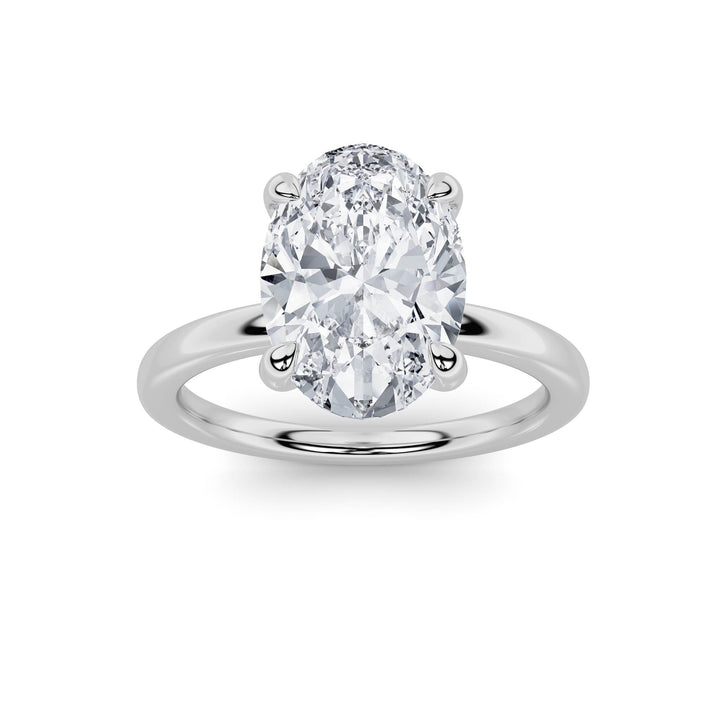 Oval Solitaire 4-Prong