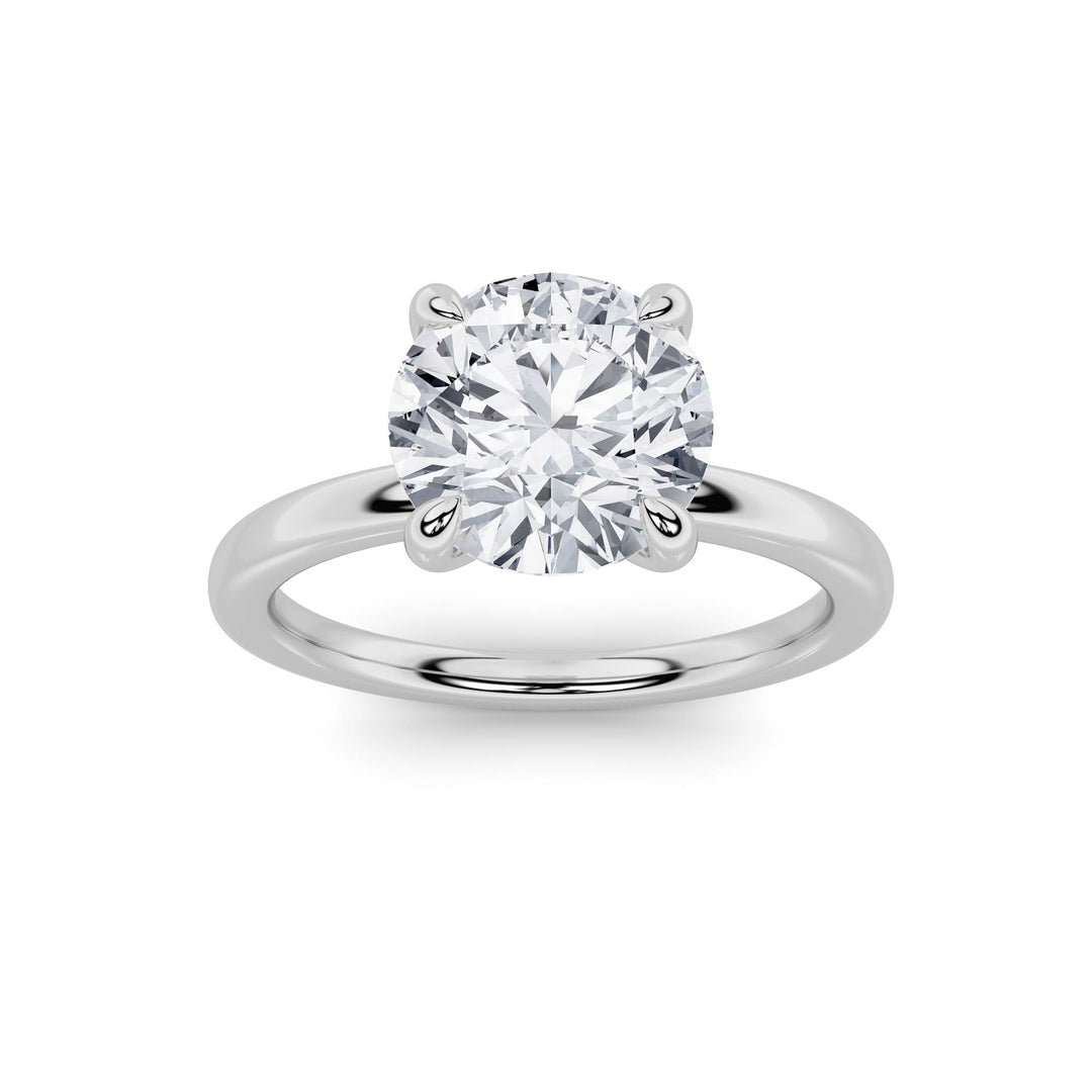 Round Solitaire 4-Prong