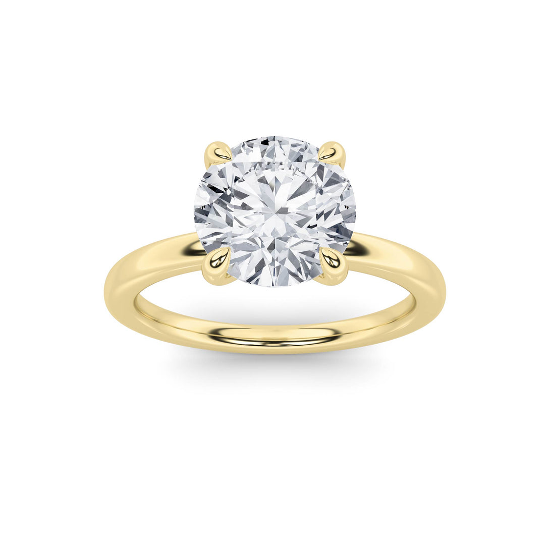 Round Solitaire 4-Prong