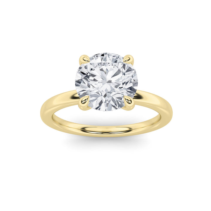 Round Solitaire 4-Prong