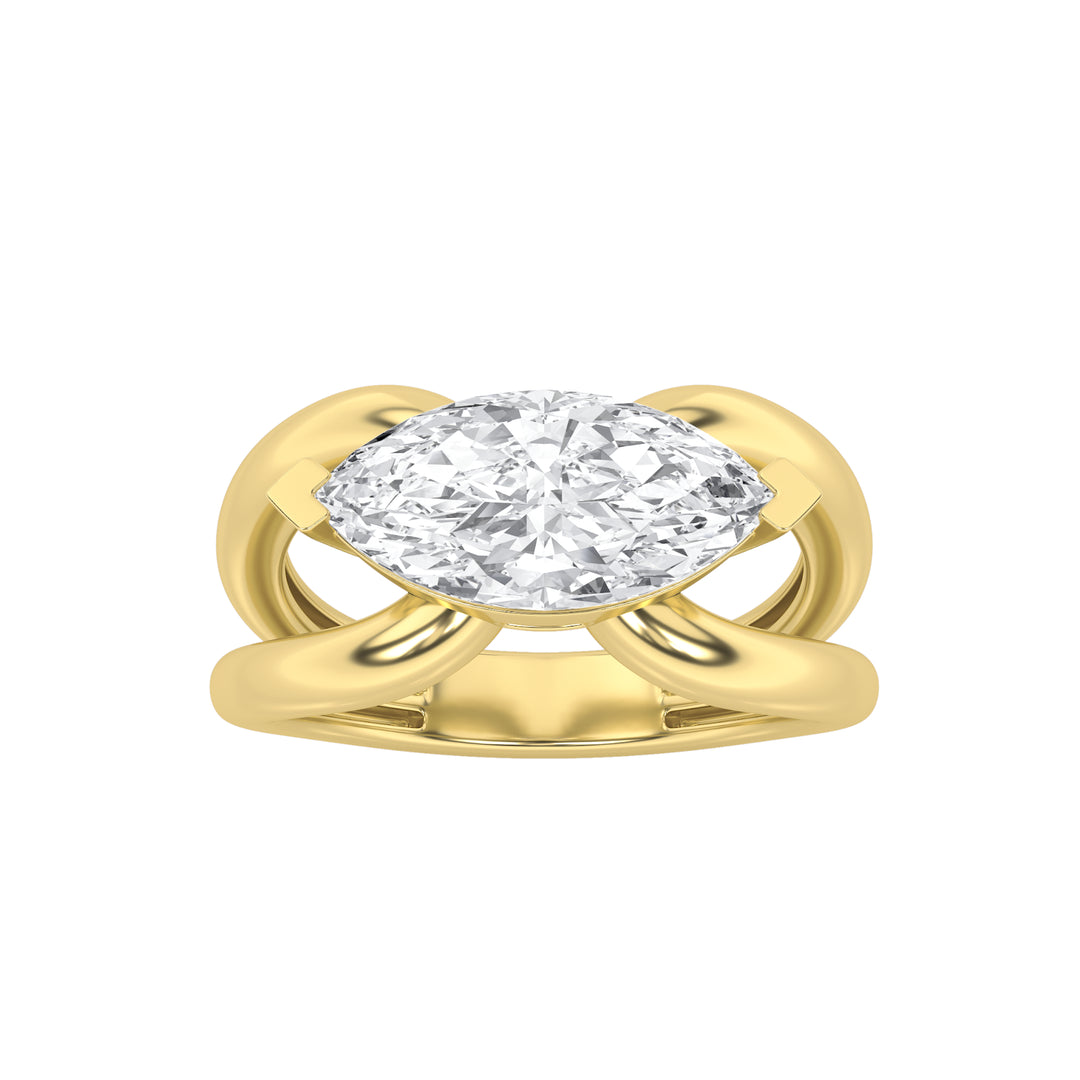 East-West Marquise Setting
