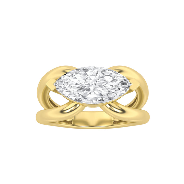 East-West Marquise Setting