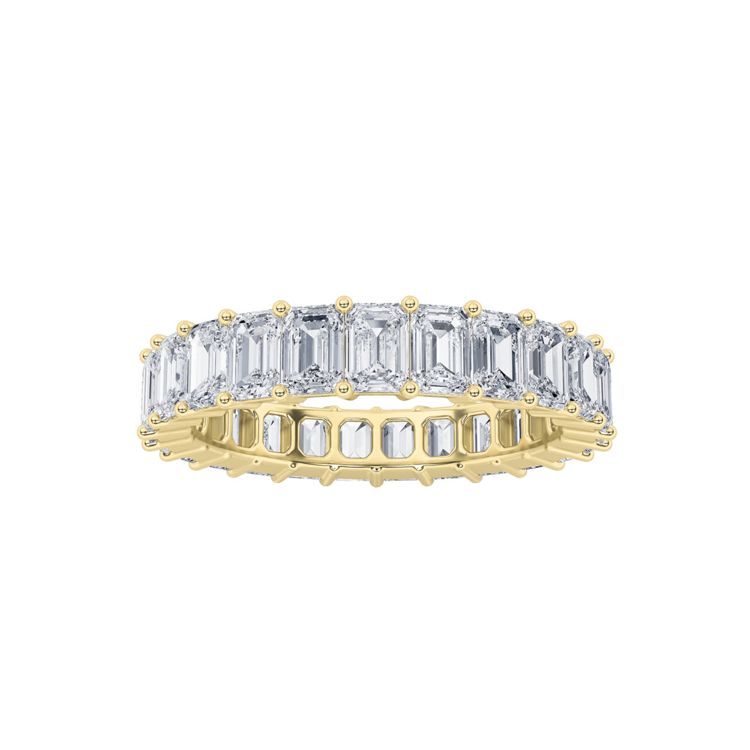 Emerald Cut Eternity Band
