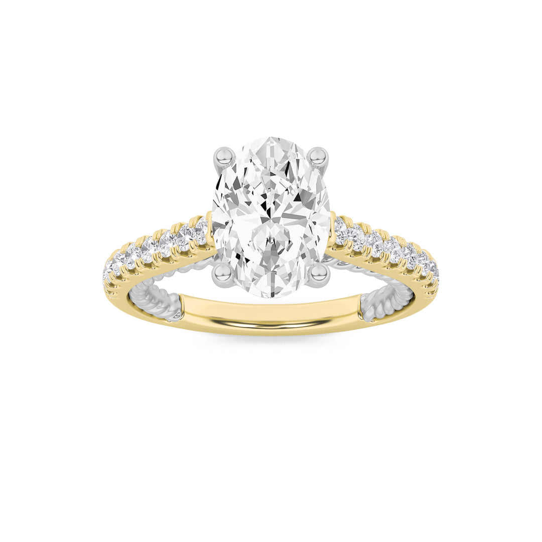 Nature-Inspired Oval Side Stone