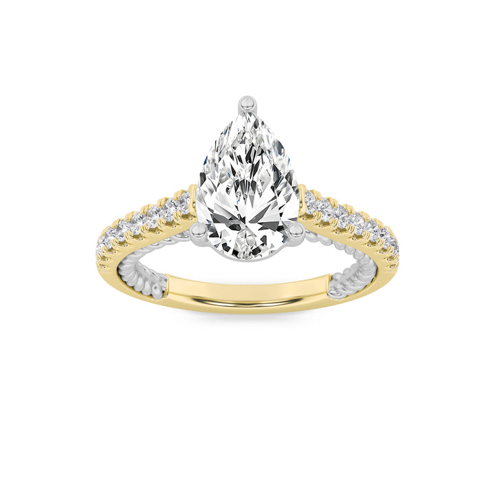 Pear Diamond Eternity Band