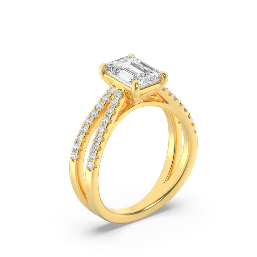 Pavé Diamond Slender Band — Women's — alt