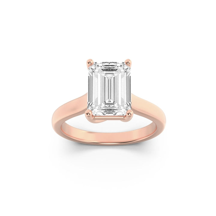 Emerald Cut Solitaire
