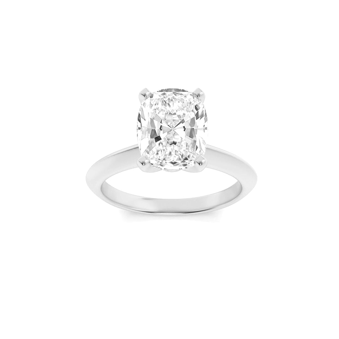 Cathedral Cushion Solitaire