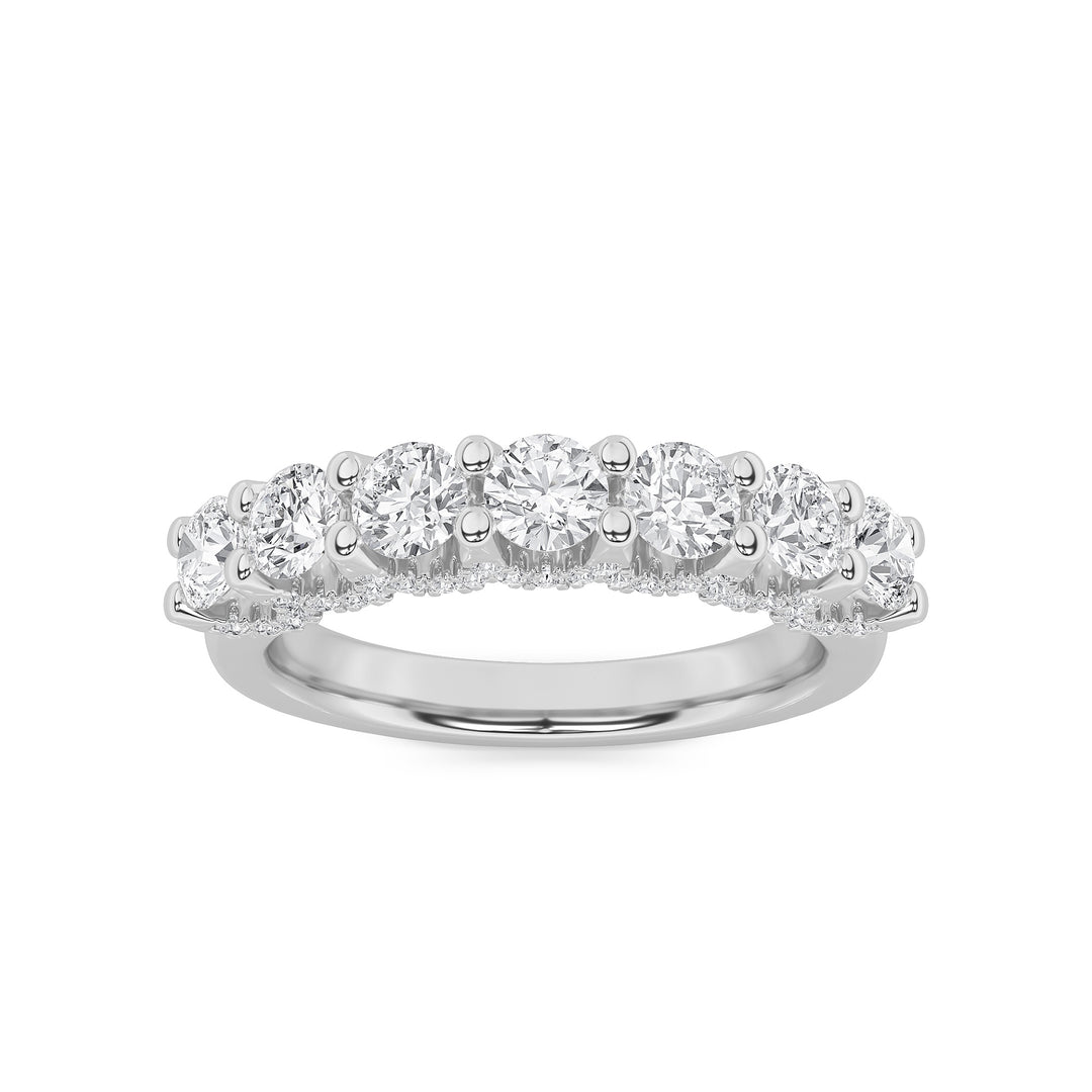 Stackable Diamond Crown Band