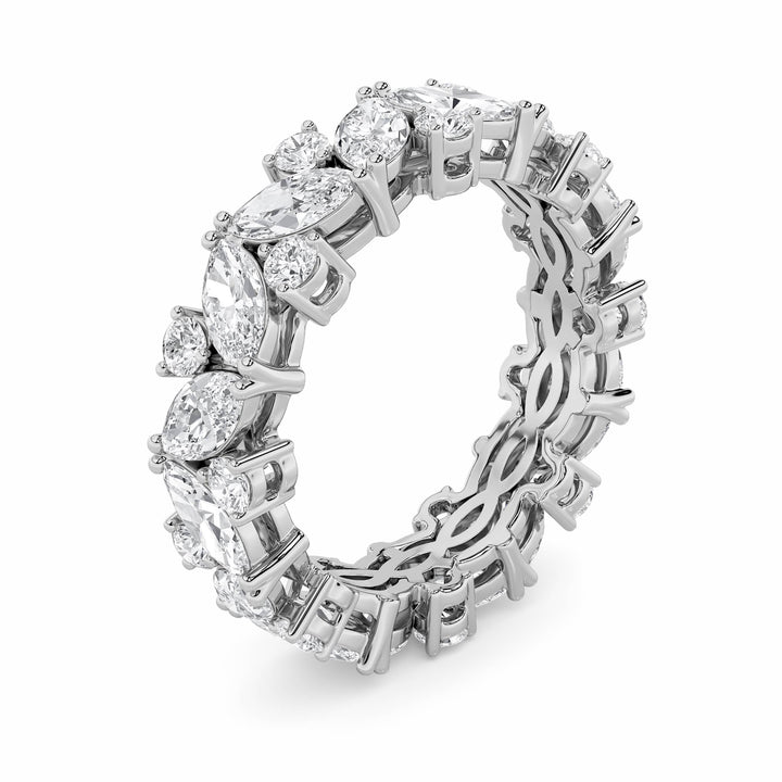 Diamond + Ruby Eternity (Alternating)