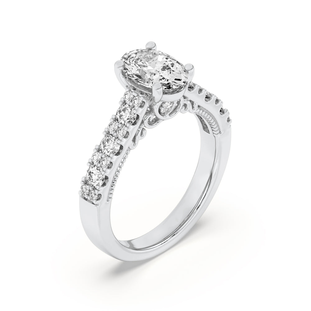 Carved Vintage Filigree Band — Women's — alt